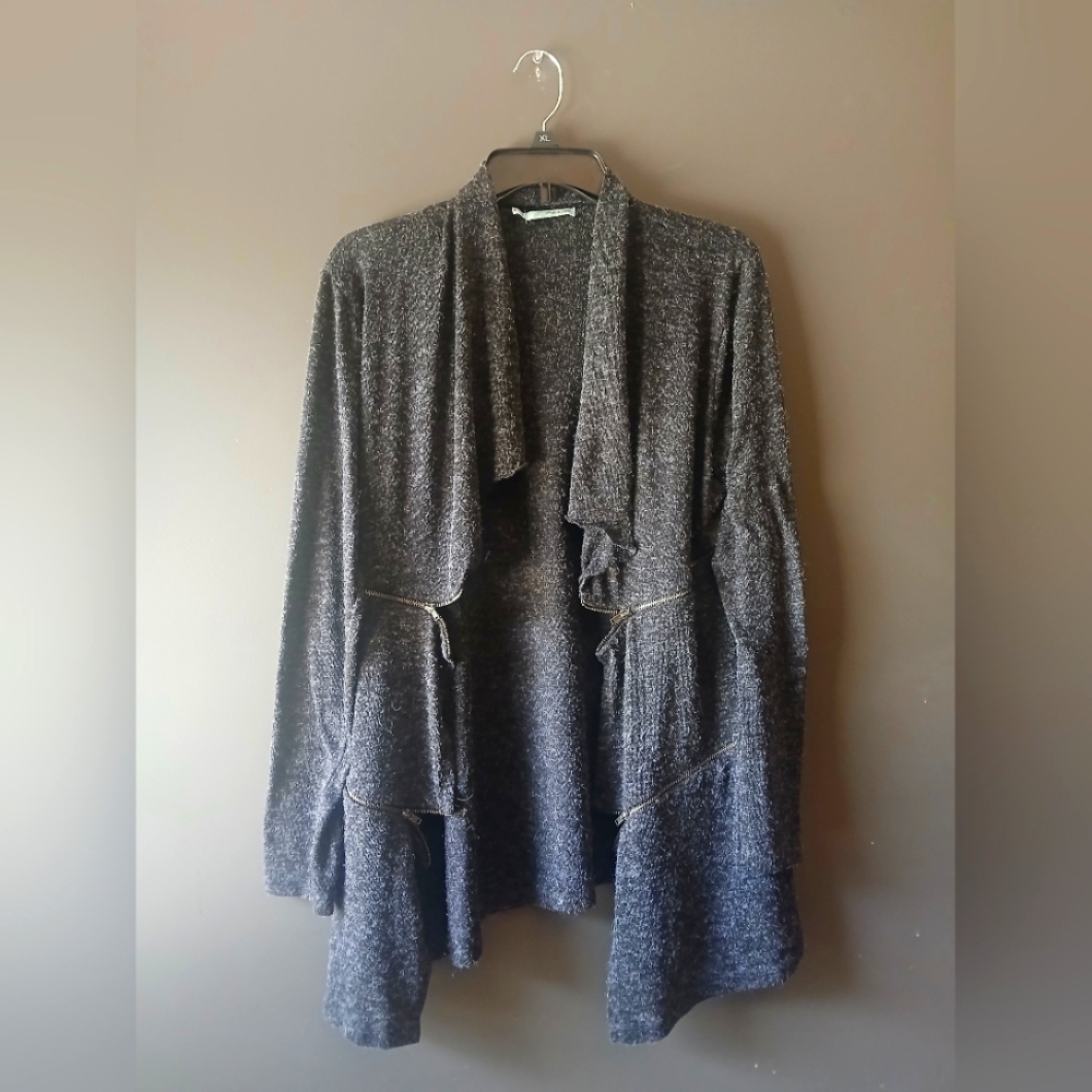 Maurices Charcoal Draped Women's Poncho